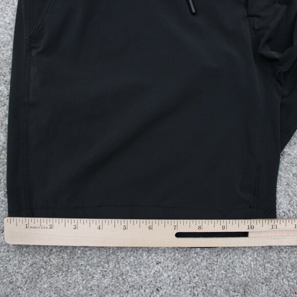 Lululemon Commission Shorts Mens 30 Black Drawstring 4 Way Stretch w/ 7" inseam - Picture 5 of 11